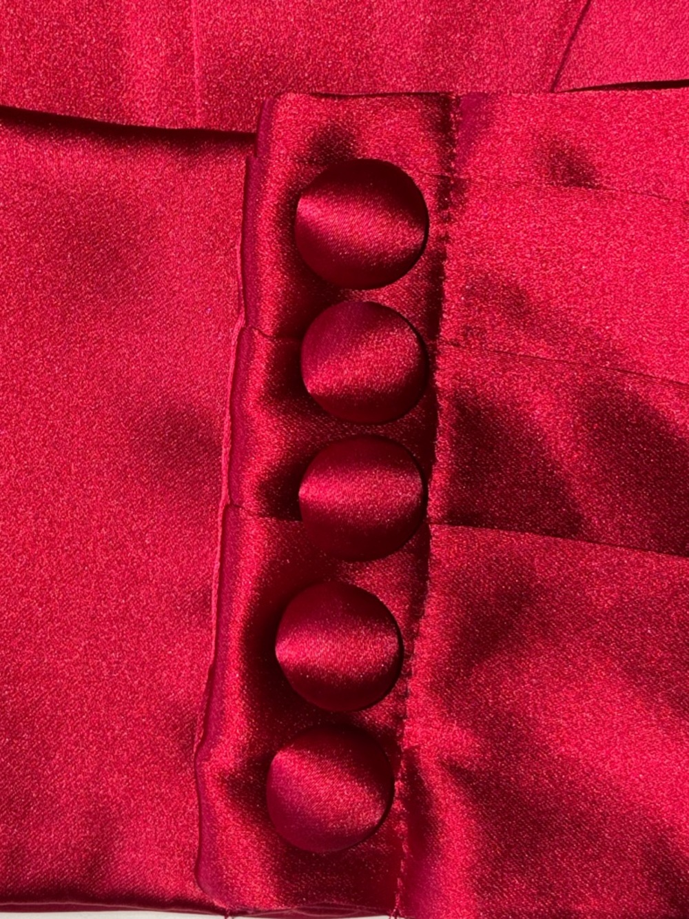 Making The Cut - Satin Ruffle Crop Top - Picture 7 of 11